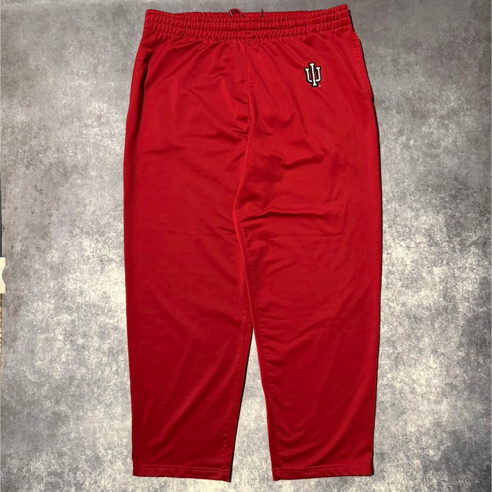 Indiana‎ University Hoosiers Mens XL Red Athletic Track Pants NCAA AS Sports
